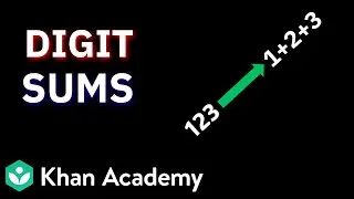 Сумма цифр чисел | Игры с числами | 6 класс NCERT | Математика | Khan Academy
