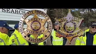 Yavapai County Jeep Posse working with YCSO
