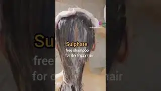 Sulphate free shampoo for dry frizzy hair #viral #viralshorts #shorts