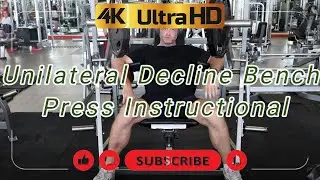 🔥💪 Unilateral Decline Bench Press Tips for Max Gains 🏆 #trainerdavid #instructional