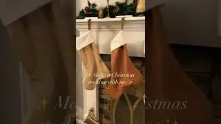 🙌🏾 DIY Christmas Stockings - Easy Beginner Project 😍🎄🧦 | #sewingtutorial #stockings
