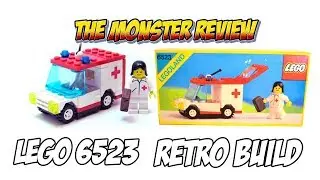 Lego Build 6523 - Red Cross Van - Classic Town- Retro Speed Build