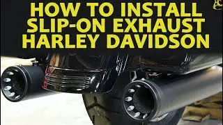 How to Install Slip-On Exhaust on Harley Davidson - Quick & Easy!