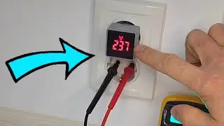 Sinotimer digital voltmeter directly in the socket