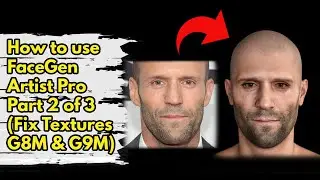 How to use FaceGen Artist Pro – Part 2 of 3 (Fix textures G8M & G9M)