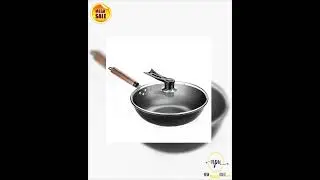 NEW Iron Pan Traditional Iron Wok Handmade