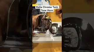 Hella Chrome Trumpet Horn Sound 📯 #carhorn #horn #caraccessories #carlover #viral #shorts