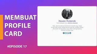 TUTORIAL MEMBUAT WEB PROFILE PRIBADI | HTML & CSS