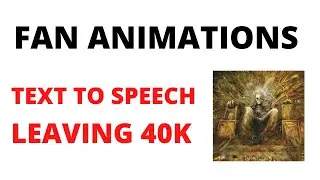 Text to Speech is LEAVING 40K - Games Workshop IP Rules Drive out another Fan Animation