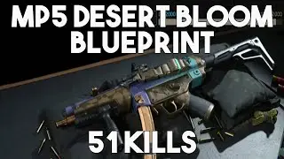 Call of Duty: Modern Warfare Multiplayer MP5 Desert Bloom Blueprint Gameplay