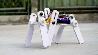 How to make a six legged walking robot - Very easy