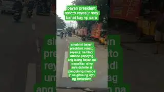 ayon kay bayan president renato reyes ayaw ng taong bayan kay vp sara #viralvideo