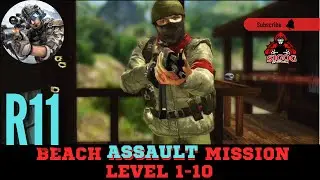 Sniper fury R11 Beach Assault Mission 1-10 | Sniper Fury gameplay | Invincible Sigog