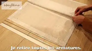 Démontage et entretien d'un store bateau.