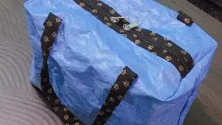 सिर्फ गेहूं चावल की बोरी से बनाएंBig Size Travel Bag/Shopping Bag/Grocery Bag/Market Bag/Jhola/Thela