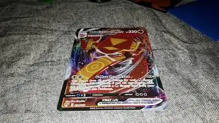 Taking a look at the Centiskorch VMax Pok&eacute;mon card from Darkness Ablaze