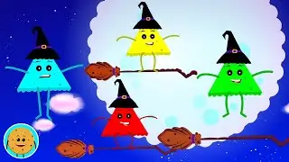 Five Wicked Witches | Spooky Halloween Music & Sing-Along for Children