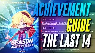 [GT] Lullehツ - GUIDE: Season Achievement Season 1 - THE FINAL 14 ACHIEVEMENTS