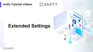 Anffy No-Code Saas Builder - Extended Settings