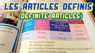 Les Articles Defini | Explanation in Hindi 🔥 | French Classes | READ DESC