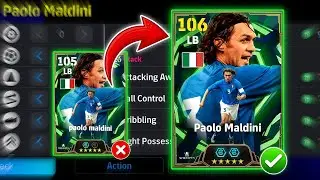 How To Train 106 Rated Maldini In Efootball 2026 | Paolo Maldini Max Level Efootball 2026 🥳✅
