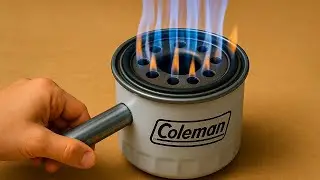How to Make a Mini Stove from an Old Oil Filter | Great DIY Stove Ideas
