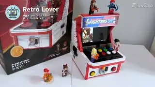 Fighters' 99 Mini – LEGO-like Arcade Cabinet with Real Gameplay!