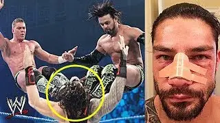 10 Shocking WWE Moves *GONE WRONG* On Live TV!
