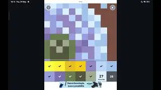 Flowers pixel art 21-29 mission complete