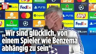 Haaland und Benzema? Was Carlo Ancelotti &uuml;ber das m&ouml;gliche Real-Sturmduo denkt