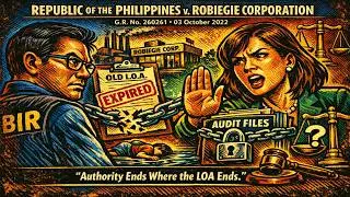 No LOA, No Power: The Audit That Collapsed | Republic v. Robiegie Corporation (GR 260261)