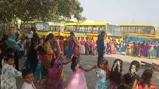 శ్రీ నాగార్జున స్కూల్, మద్దిపాడు, సంక్రాంతి సంబరాలు # చిన్నారుల సంక్రాంతి కోలాహలం# yt video #plz # 