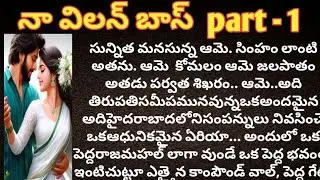 నా విలన్  బాస్  part - 1 ll telugu audio stories ll telugu love stories ll novels