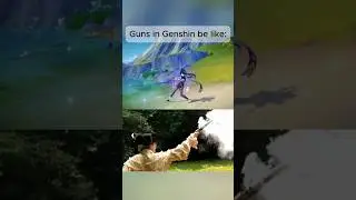 Real life guns in Genshin: