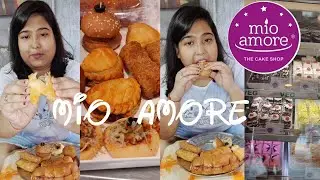 Mio Amore cakes & Snacks Review🍔🍰|কোনটা খেতে বেশি ভালো?🤔|Pocketfriendly Mio Amore?