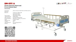 SM 9111 A SHIMA SUPREME MOTORIZED HI LO HOSPITAL BED Product Preview
