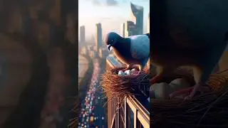 pigeon nest🐦 #shortvideo #story #pigeon