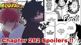 My Hero Academia - Chapter 292 Spoilers & Release date !!
