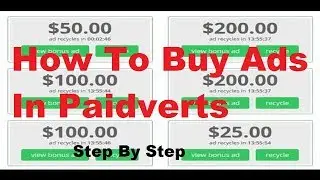 How To Buy Ads In Paidverts Step By Step | New Rule 2019