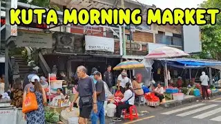 KUTA MORNING MARKET || Kuta Bali