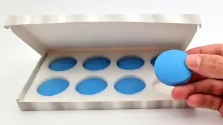 Powerful Anti-Billowing Magnetic Shower Curtain Silicone Weights (360&deg; Blue Silicone Wrapped)