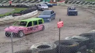 Angmering oval race track 2019 banger racing