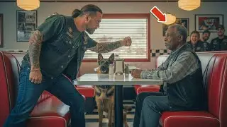 Gang Bikers Harass Old Man At Diner &mdash; Unaware The Quiet Man Is The One Signing Their Paychecks