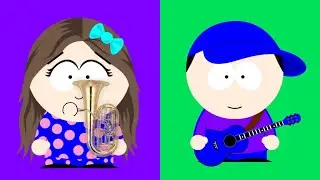Evelyn playing her Tuba while Mason playing his Guitar (For @BlackToad-k9i)