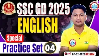 SSC GD 2025 | SSC GD English Special Practice Set 04 | English MCQs For SSC GD | SSC GD English PYQs