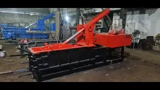 Double Action Baling Press Machine, Hydraulic Scrap baler #baling