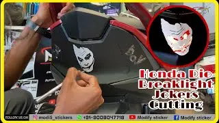 Модификация Honda Dio | Дизайн фонарей Joker Breaklight @ModifyStickers