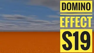 Domino Soft Body S19 !Big Domino Effect!Domino Simulation Effect Domino Domino Effect By #SUMISHAVFX