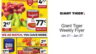 Giant Tiger Weekly Flyer Jan 21 - Jan 27