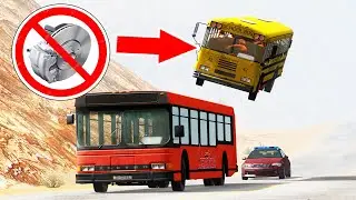 Cars with no Brakes High Speed Crashes - BeamNG Drive